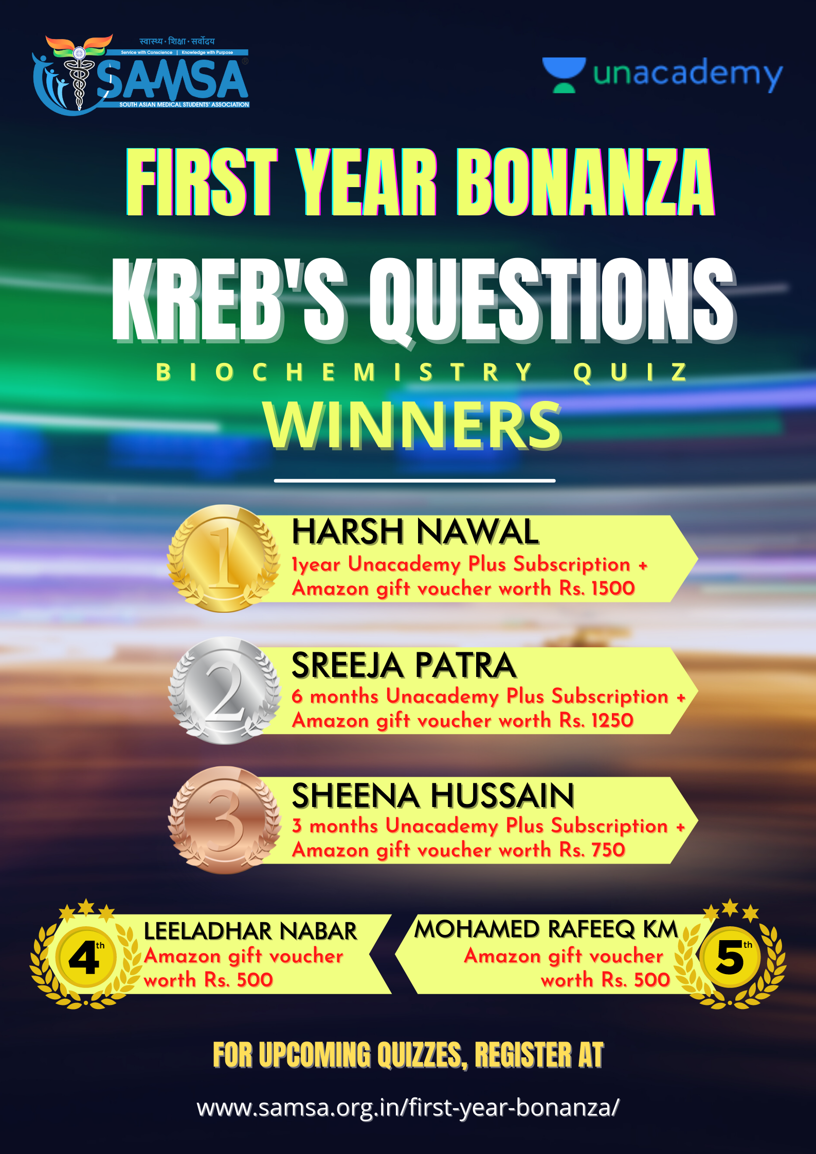 krebs questions winners