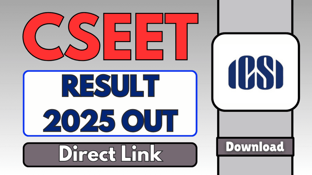 ICSI CSEET Result 2025