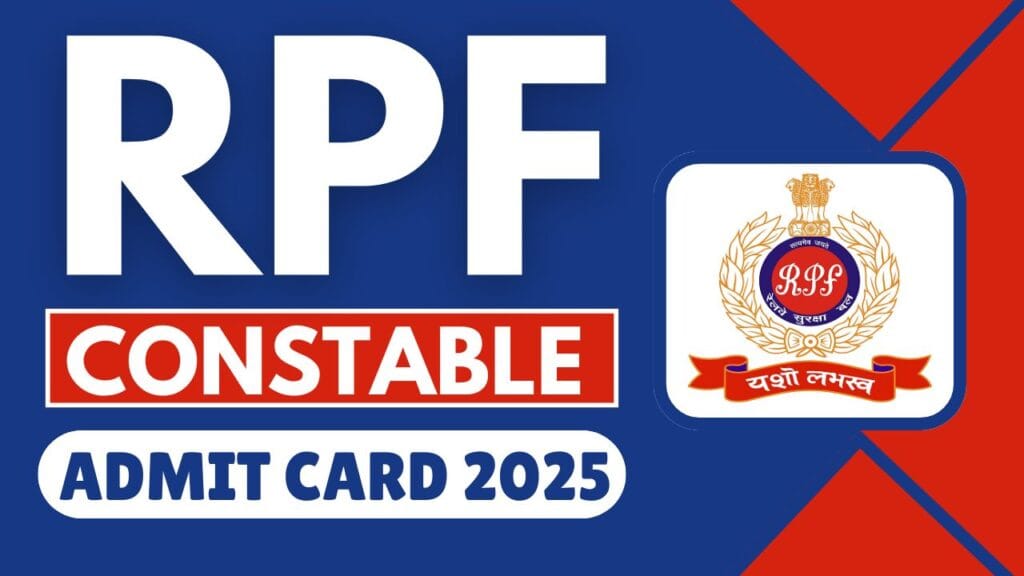 RPF Constable Exam Date 2025