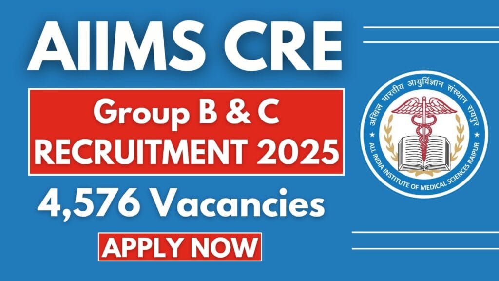 AIIMS CRE Recruitment 2025