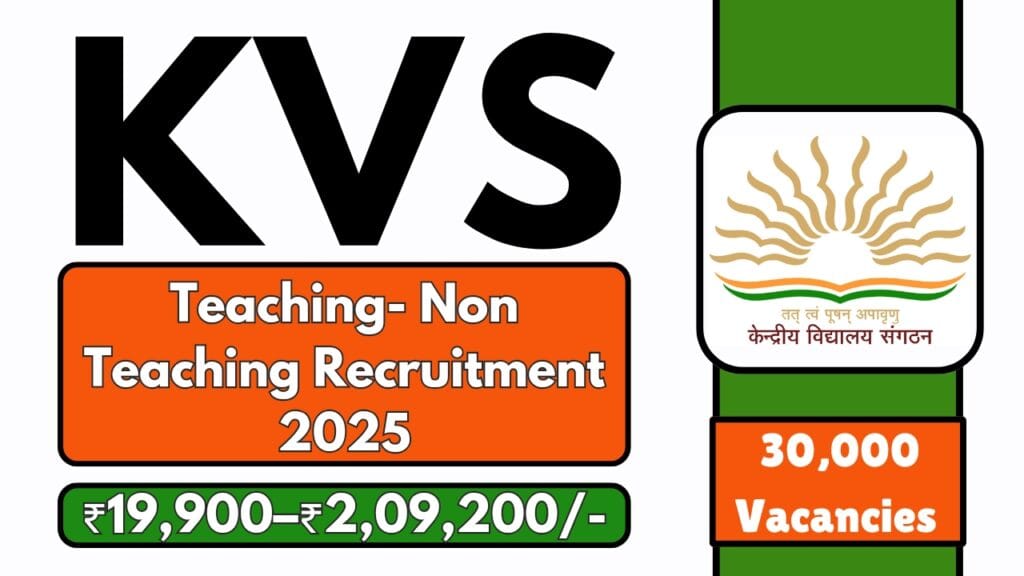 KVS Recruitment 2025