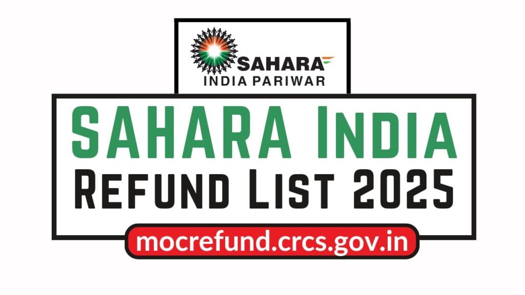 SAHARA India Refund List 2025