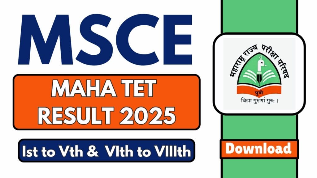 MAHA TET Result 2024-25