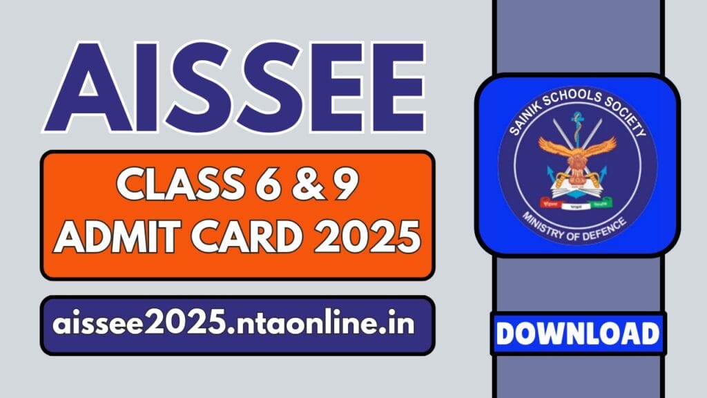 AISSEE Admit Card 2025 