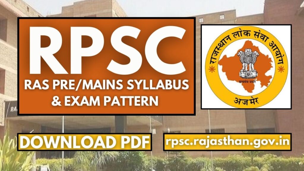 RPSC RAS Syllabus 2025