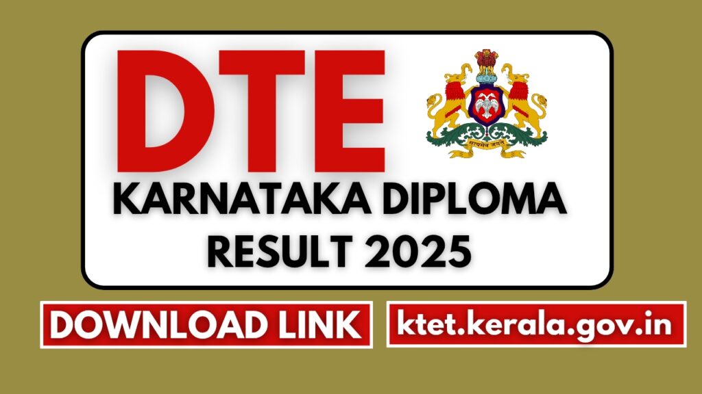 DTE Karnataka Diploma Result 2025